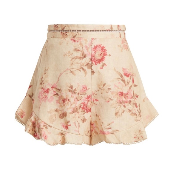 Zimmermann Corsair Flutter Floral Linen Short - Picture 11 of 16